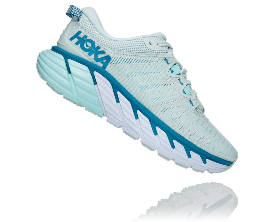 Hoka One One Hardloopschoenen Dames - Gaviota 3 - Blauw - NC2759481